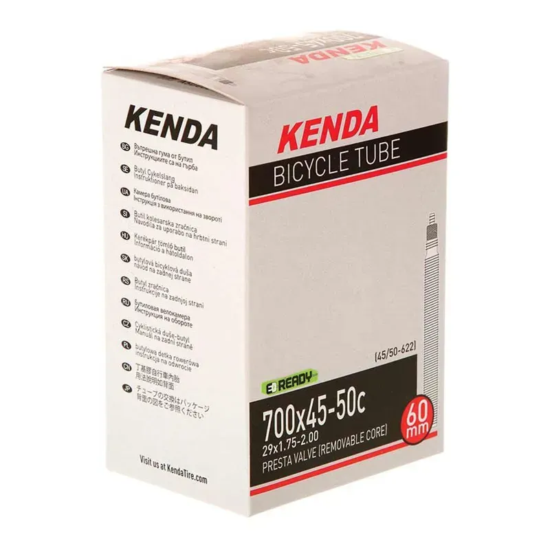 Kenda Replacement Presta Valve Inner Tube - 48mm 700c 30-43c
