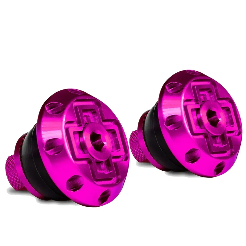 Muc-Off Disco Bar End Plugs in Pink